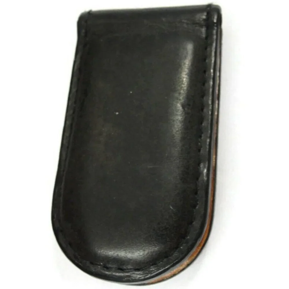 Vintage Leather Fossil Golf Classic Money Clip Men Wallet